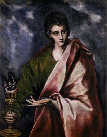 GRECO, El St John the Evangelist oil painting image